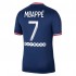 Camisola Paris Saint-Germain Kylian Mbappé 7 Equipamento Primeiro 2021-2022 Manga Curta